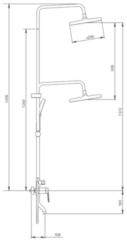 Splenka душевой набор (гарнитур) S50.24.09