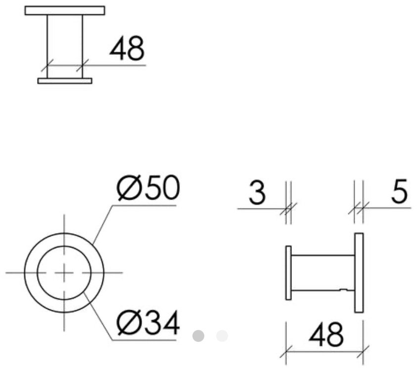 KABINKA.KZ крючок SC9025BG 1 шт, латунь