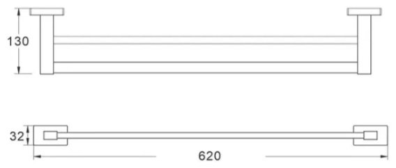 KABINKA.KZ держатель KABINKA.KZ 1 шт, латунь