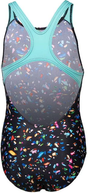 Купальник детский спортивный Arena Confetti 14-15 009089-550 Black Multi Water купить,0
