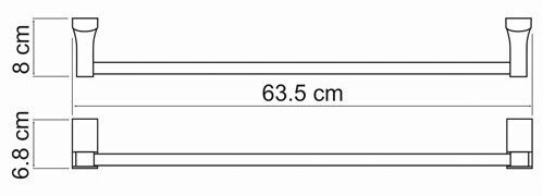 WasserKRAFT держатель Leine K-5030 1 шт, металл