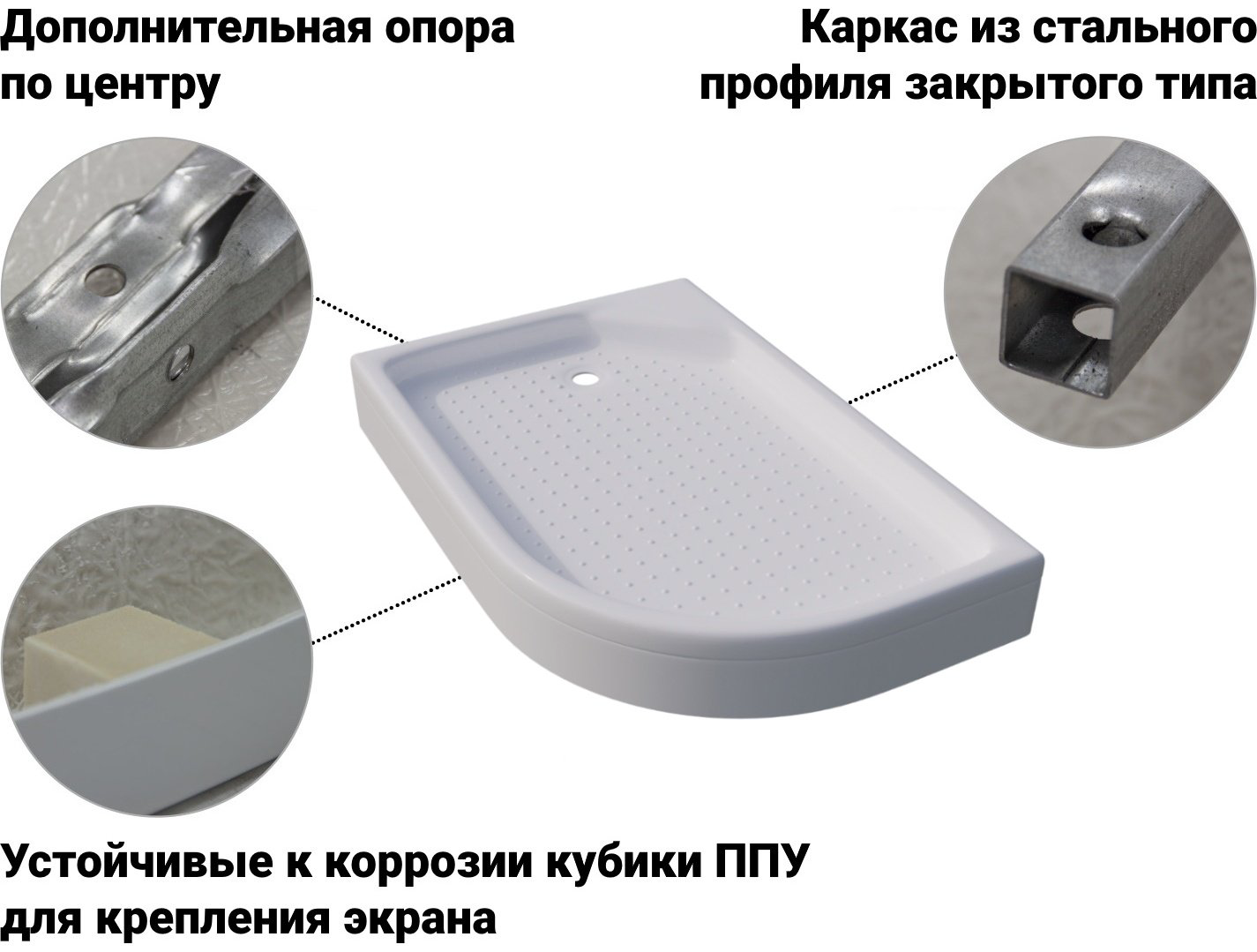 Душевой поддон KABINKA.KZ Щ0000038230 120x80 низкий купить,93304