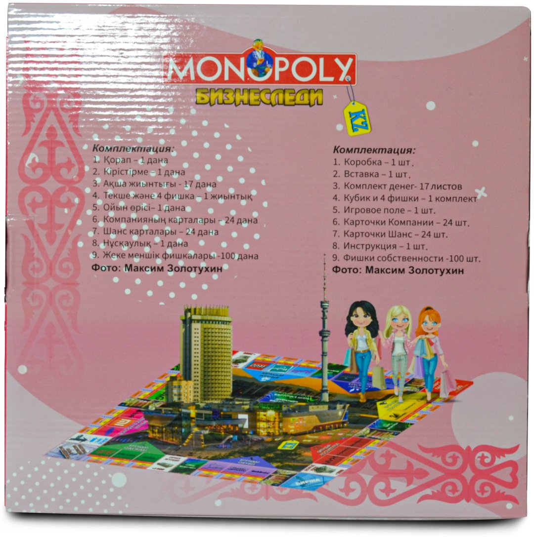 Настольная игра Atashka Toys Монополия. Бизнес Леди 6903837558826 купить,0