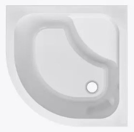 Душевой поддон KABINKA.KZ W90T-401A090W Gem Deep 90x90 высокий