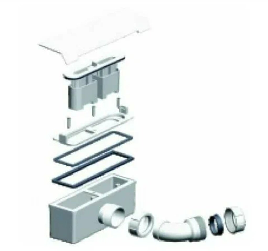 Душевой поддон KABINKA.KZ TRS 100 100x100 низкий