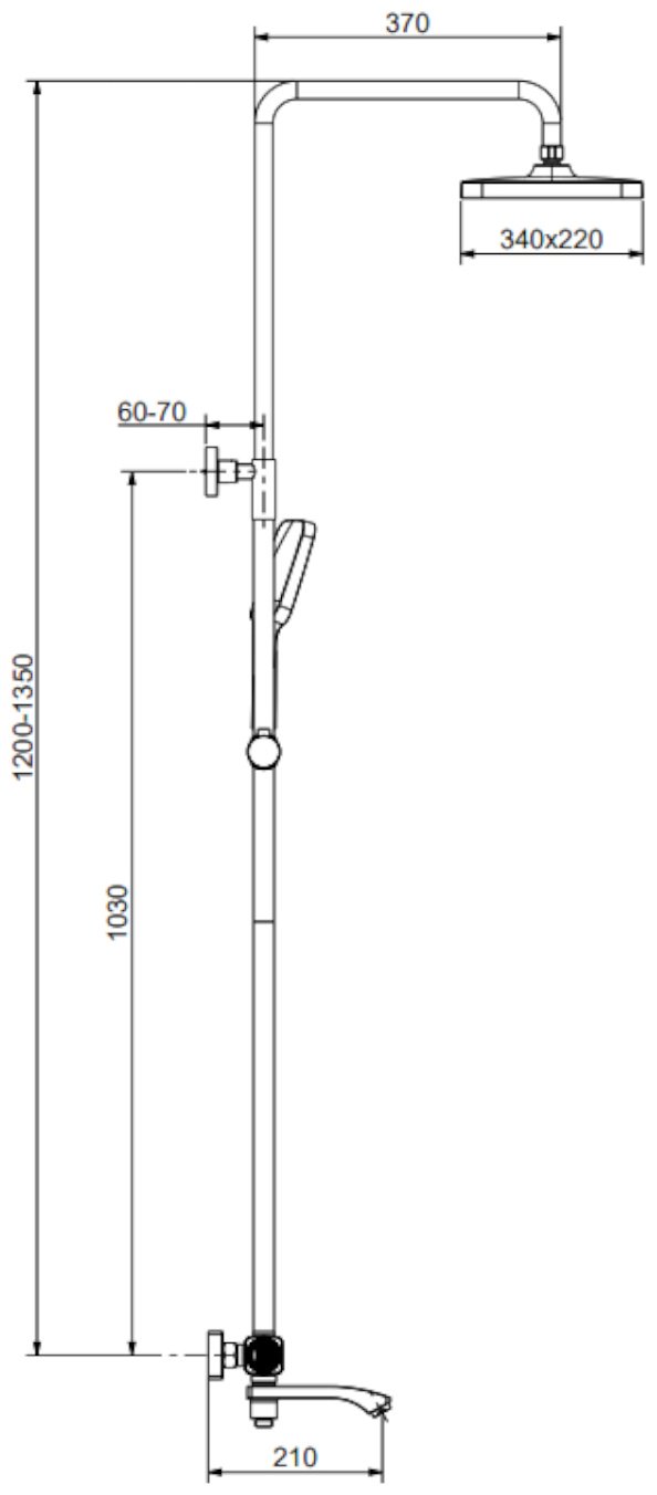 Gappo душевой набор (гарнитур) R01.26.03