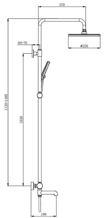 Raglo душевой набор (гарнитур) R20.26.03