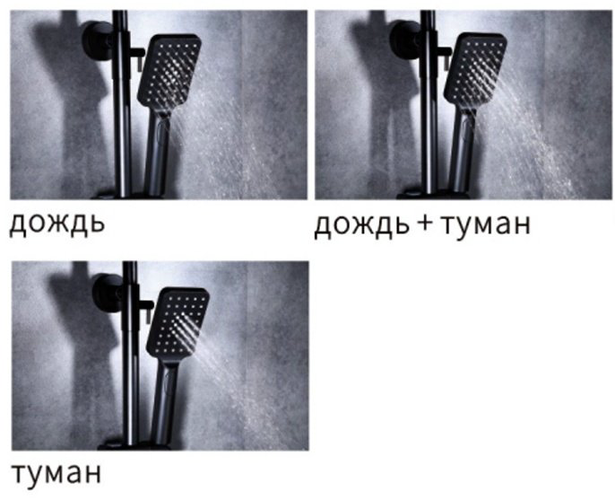 Rose душевой набор (гарнитур) R3536H купить,NaN