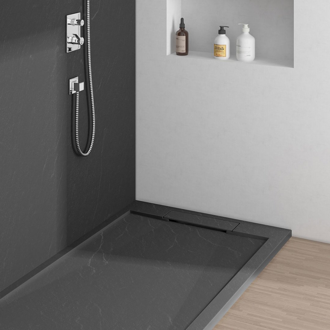 Душевой поддон KABINKA.KZ VST-4SRL9014A 140x90 низкий