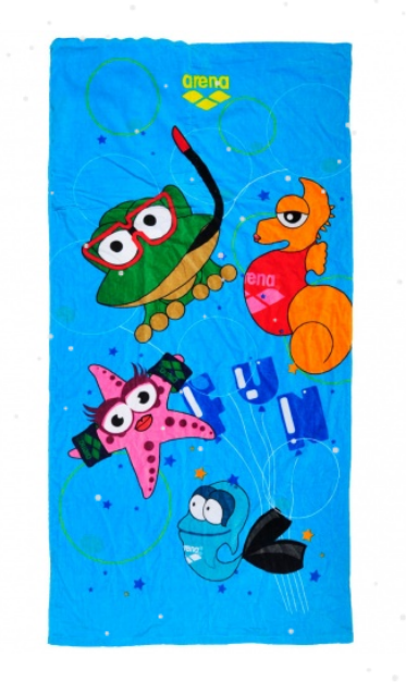 Полотенце детское Arena Awt голубое
