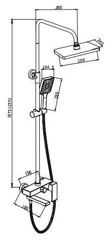 Osgard душевой набор (гарнитур) Kalti 63050