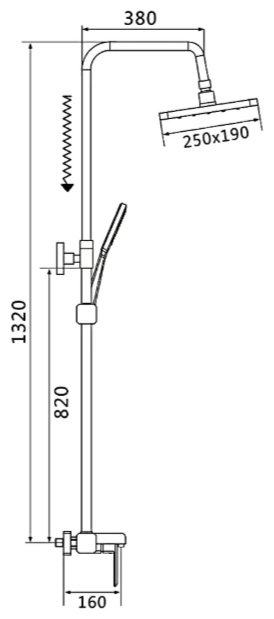 Shevanik душевой набор (гарнитур) S8836