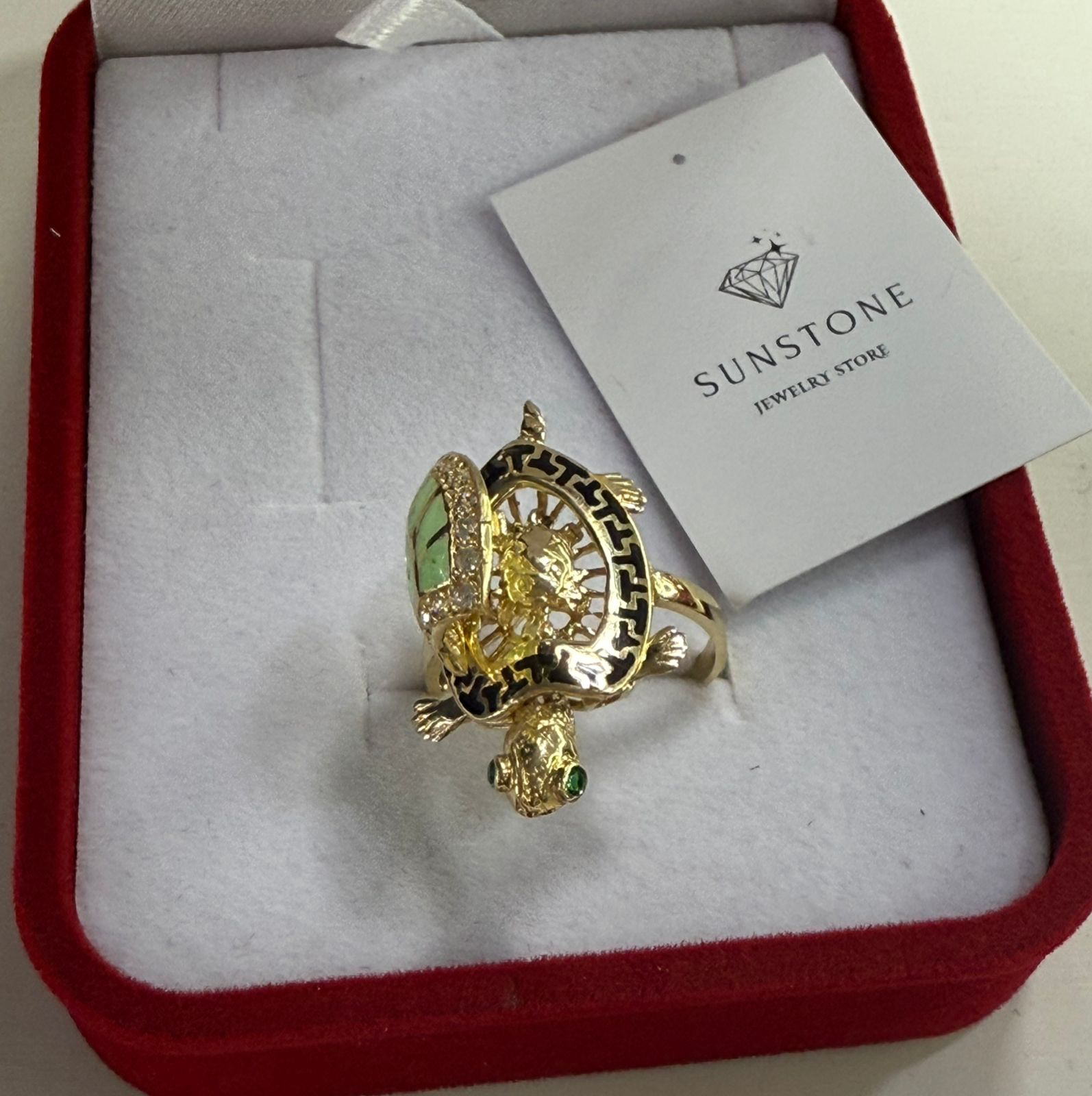 Кольцо Sunstone S255 18.5р 5гр золото 585 купить,415000