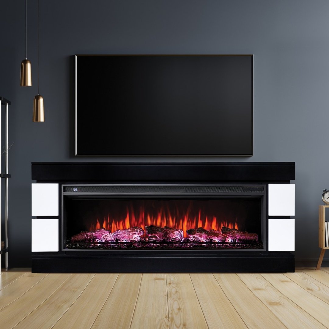 Электрокамин Real Flame напольный Denver 52 BLM с очагом Joker 52