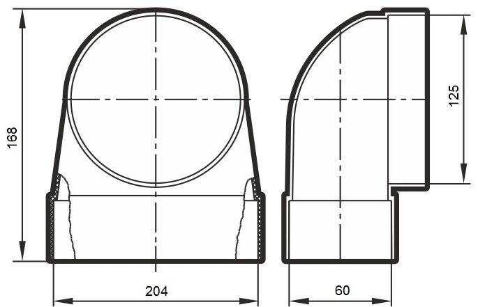 Эра соединитель воздуховодов 620СК12,5ФП