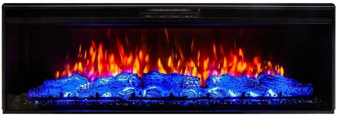Электрокамин Real Flame напольный Denver 52 BLM с очагом Joker 52