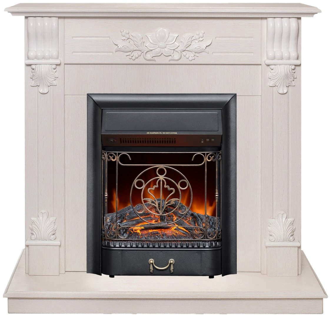 Электрокамин Real Flame напольный Ottawa WT с очагом Majestic Lux Black - ForteMarket Электрокамин Real Flame напольный Ottawa WT с очагом Majestic Lux Black купить,547800