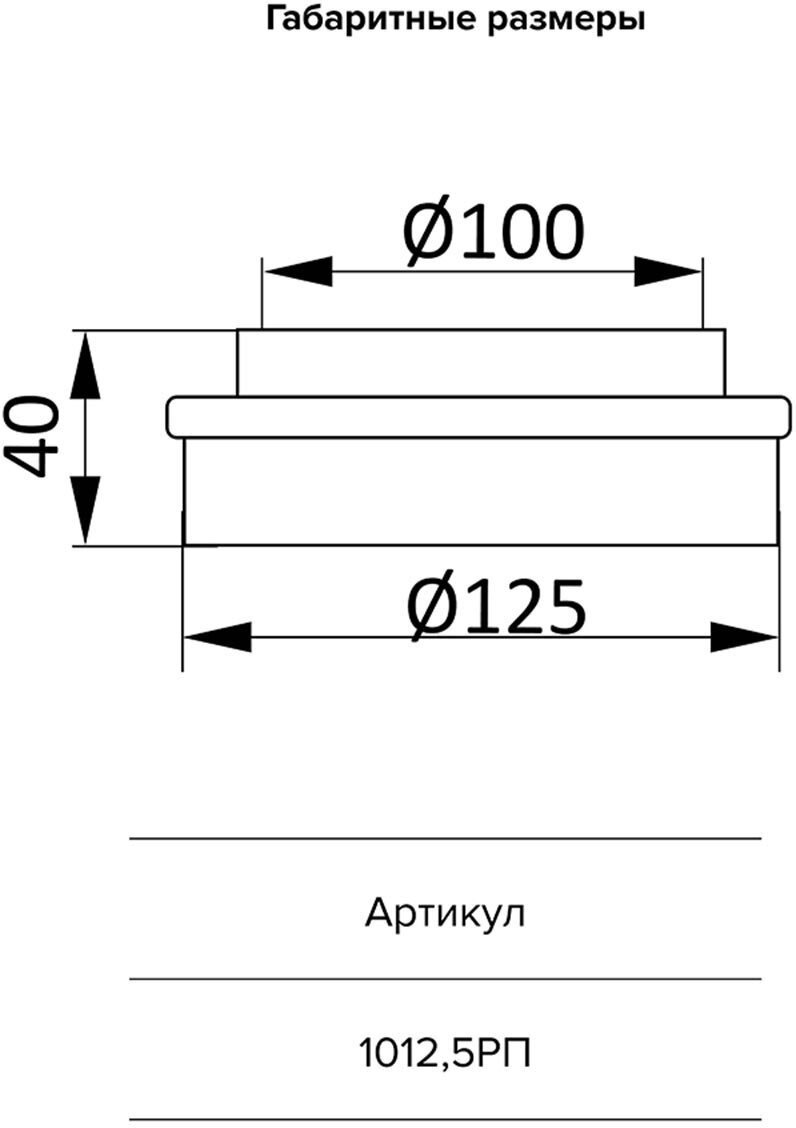 Эра соединитель воздуховодов 1012,5РП
