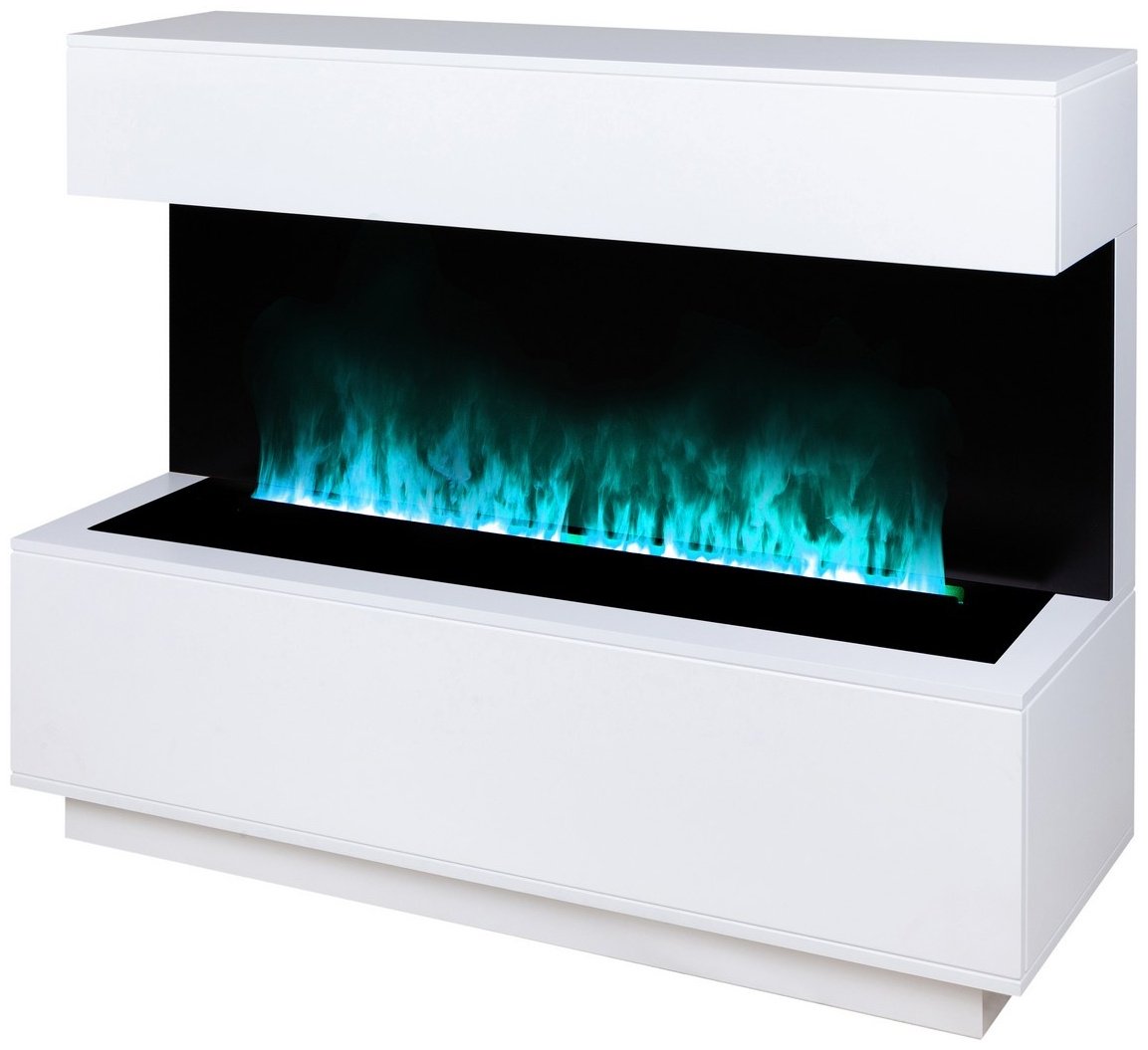 Электрокамин Real Flame напольный Modern CST1000 WT-P511 с очагом 3D Cassette 1000 LED RGB