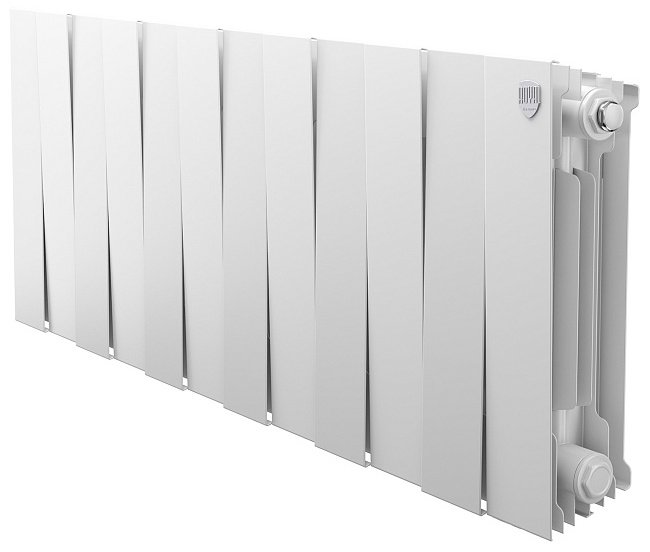 Радиатор Royal Thermo секционный PianoForte 300/Bianco Traffico биметаллический, кол-во секций: 12