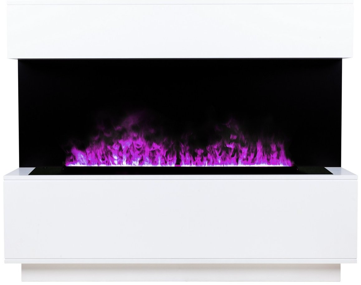 Электрокамин Real Flame напольный Modern CST1000 WT-P511 с очагом 3D Cassette 1000 LED RGB купить,NaN