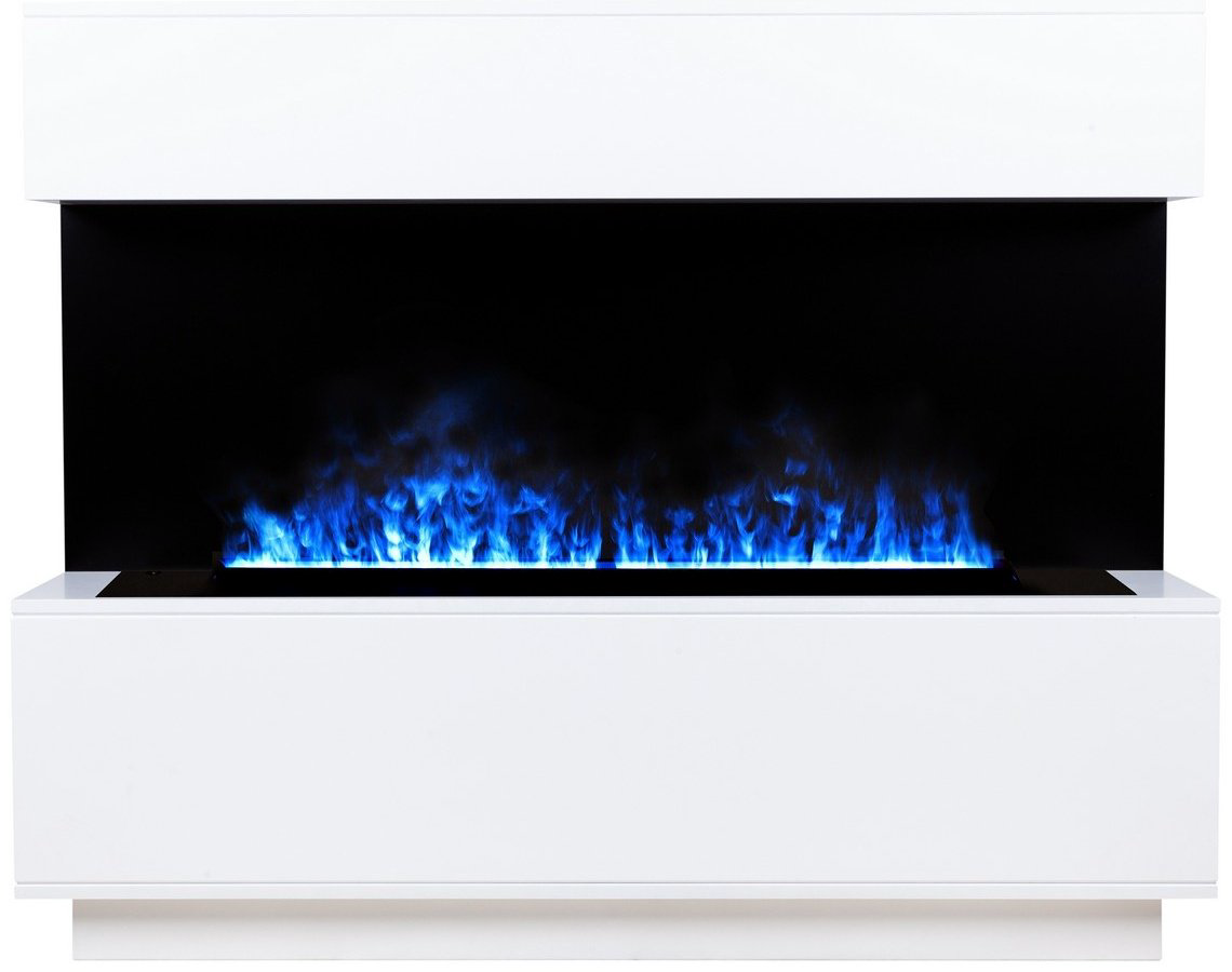 Электрокамин Real Flame напольный Modern CST1000 WT-P511 с очагом 3D Cassette 1000 LED RGB купить,NaN