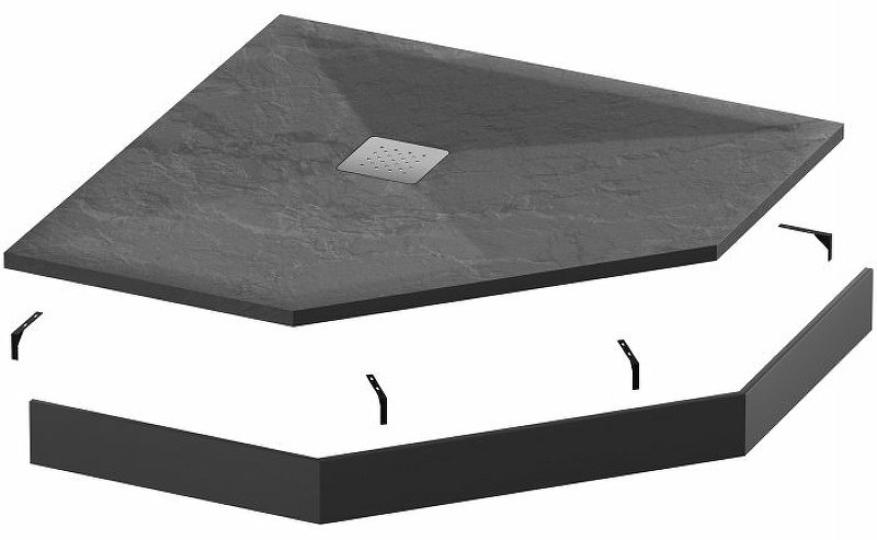 Душевой поддон Grossman GR-S29090D 90x90 низкий