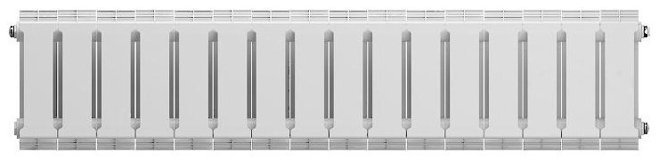 Радиатор Royal Thermo секционный Pianoforte 200 биметаллический, кол-во секций: 16