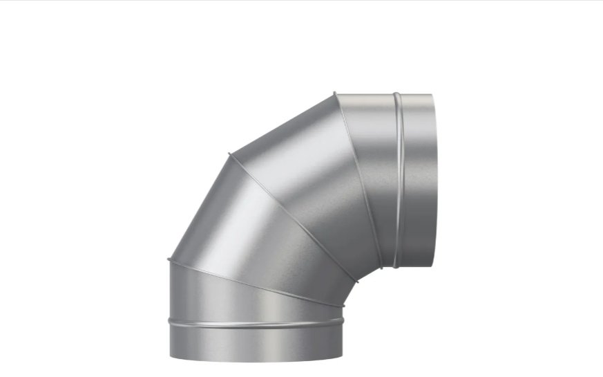 Эра колено воздуховода OTG D200 90