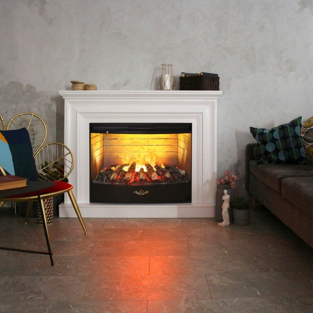 Электрокамин Real Flame напольный Weston 33 WT с очагом Firestar 33