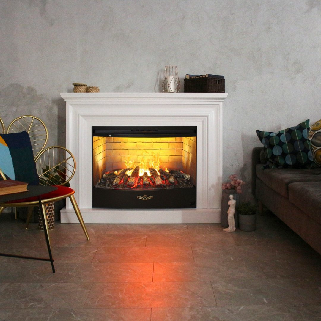 Электрокамин Real Flame напольный Weston 33 WT с очагом Firestar 33 - ForteMarket Электрокамин Real Flame напольный Weston 33 WT с очагом Firestar 33 купить,1042100