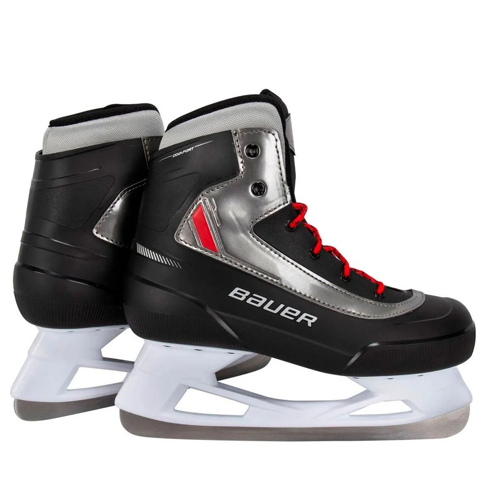 Коньки хоккейные Bauer Red Ice Expedition SR 1059587 черные 40 купить,NaN