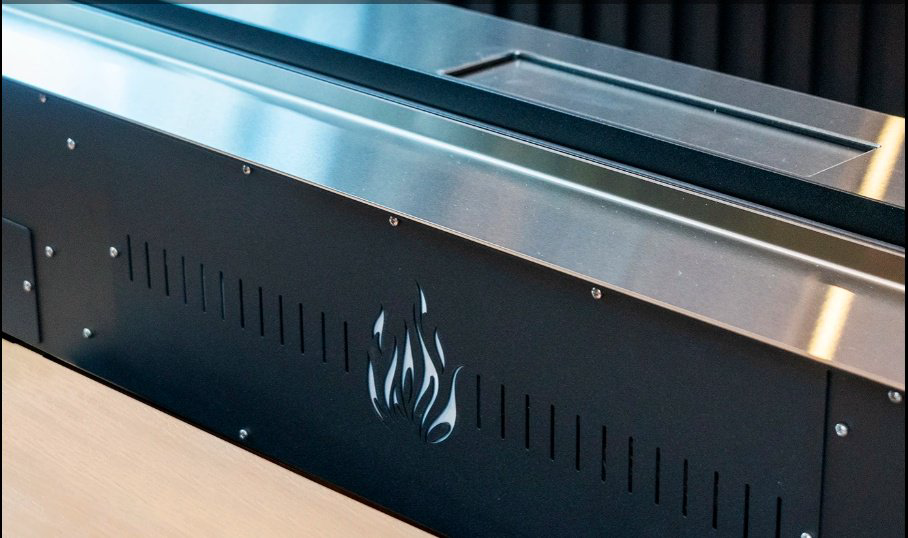 Электрокамин Schones Feuer встроенный 3D FireLine 600 Steel + RGB Flame купить,NaN