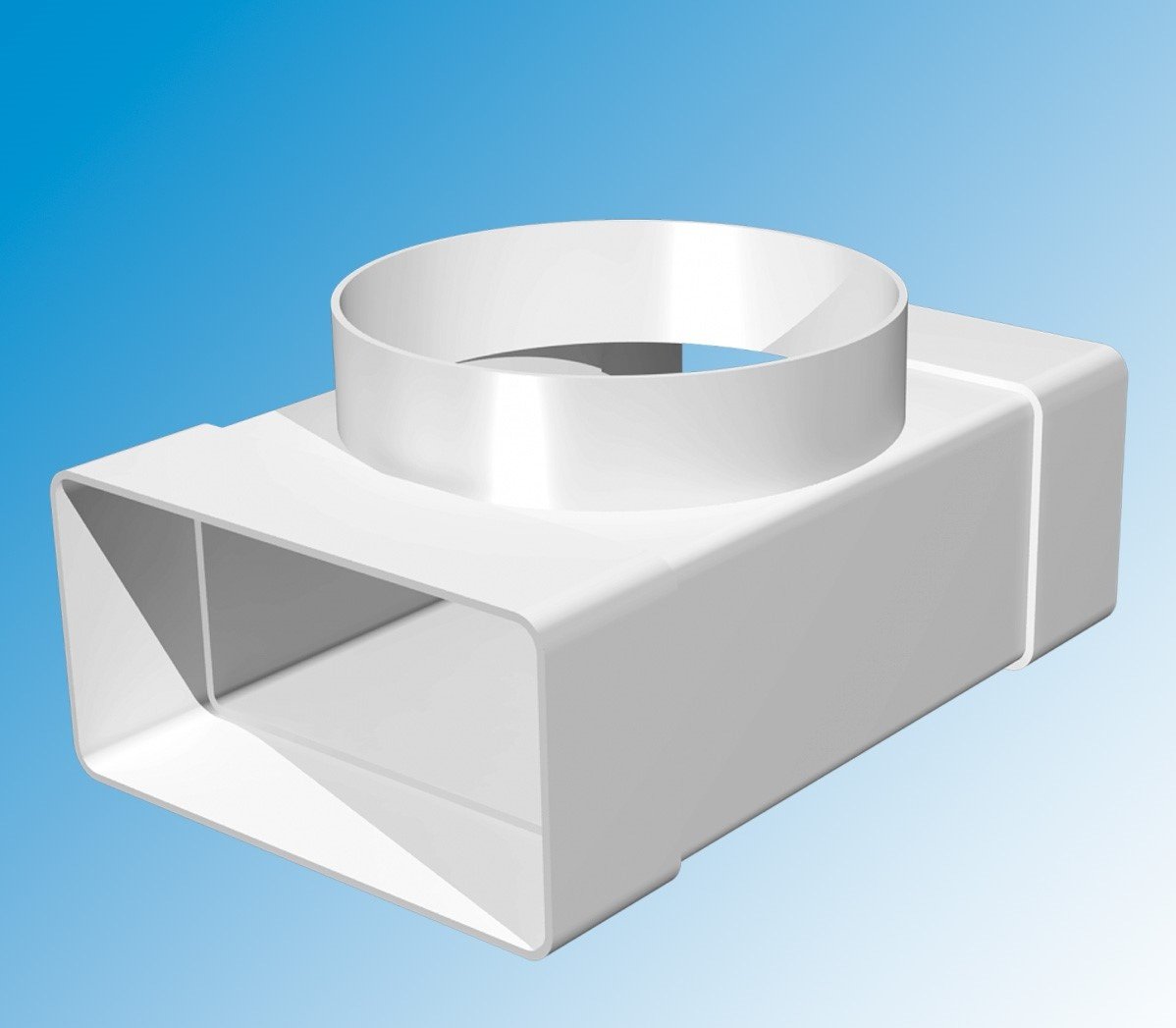 Соединитель воздуховодов ERA 620ТФ10П 100 мм 60x204 мм