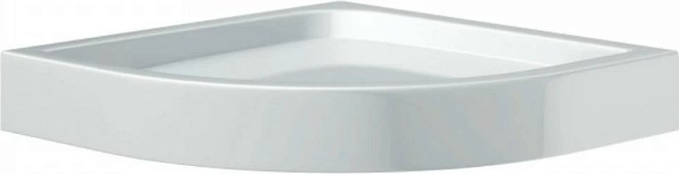 Душевой поддон KABINKA.KZ W90T-401-080W Gem с сифоном, белый 80x80 низкий