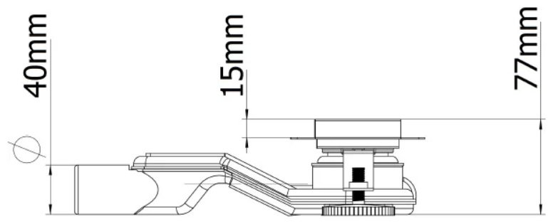 ESBANO трап S-SIDE-70SG (9х74 см) купить,118600