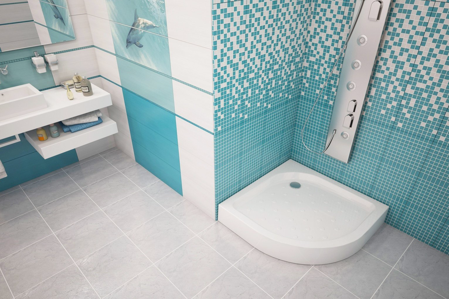 Душевой поддон МетаКам Classic N 900 CLSNP900 90x90 низкий купить,NaN