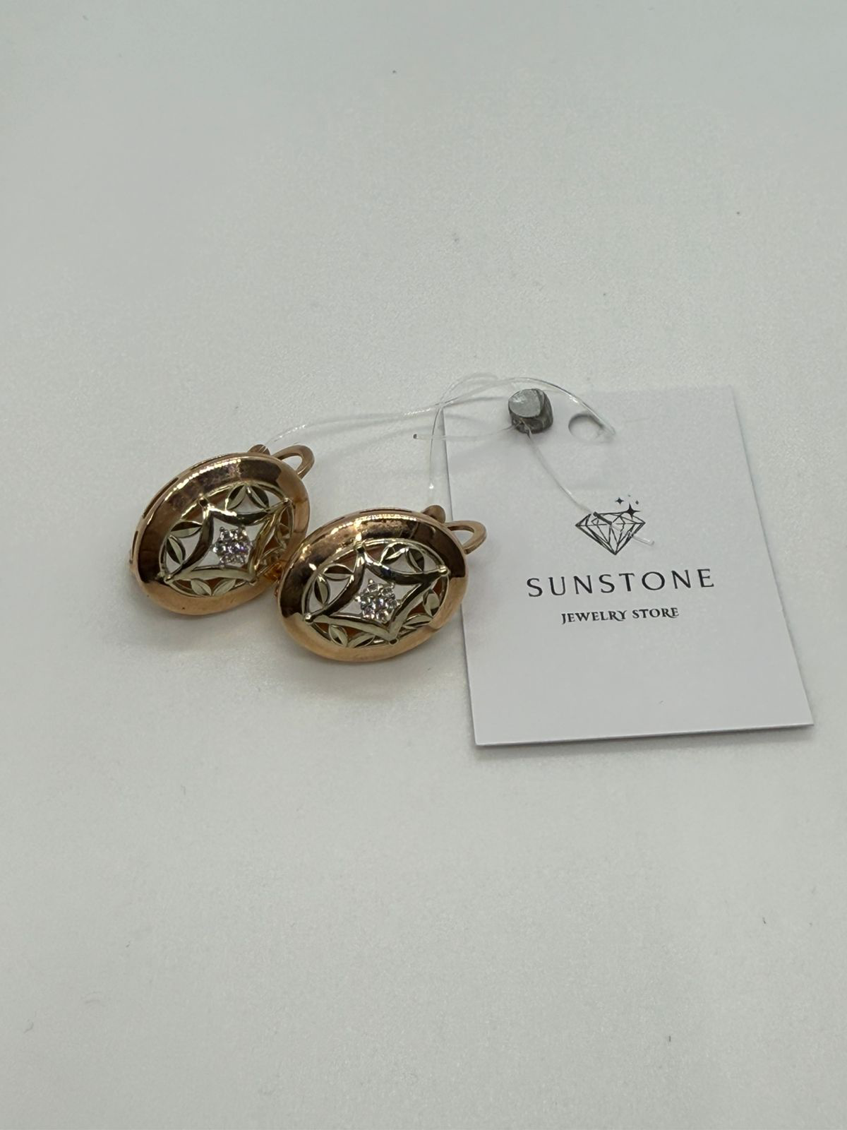 Серьги Sunstone S259 3гр золото 585 купить,235000