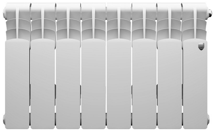 Радиатор Royal Thermo секционный Revolution Bimetall 350 биметаллический, кол-во секций: 8