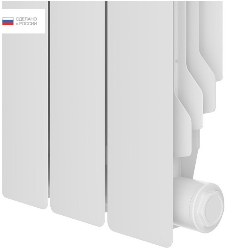 Радиатор Royal Thermo секционный Revolution Bimetall 350 биметаллический, кол-во секций: 8