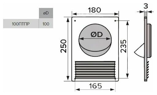 Эра торцевая площадка ФМК 100 / 110711 10 мм