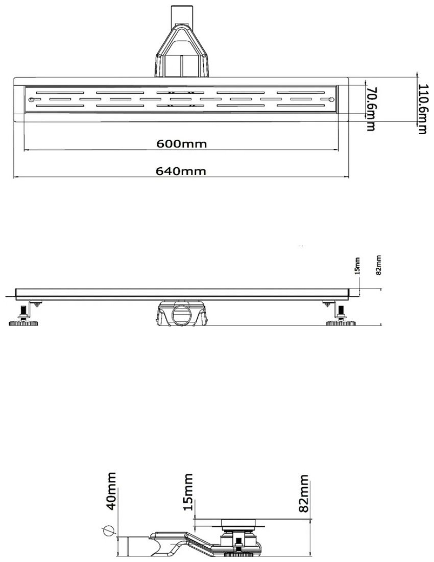 ESBANO трап Combi Rain 60 MB (11х64 см) купить,105100