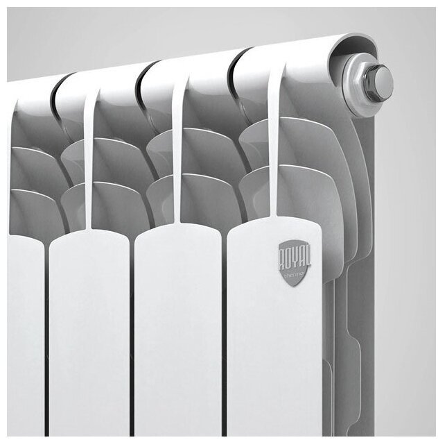 Радиатор Royal Thermo секционный Revolution Bimetall 500-12 биметаллический, кол-во секций: 12