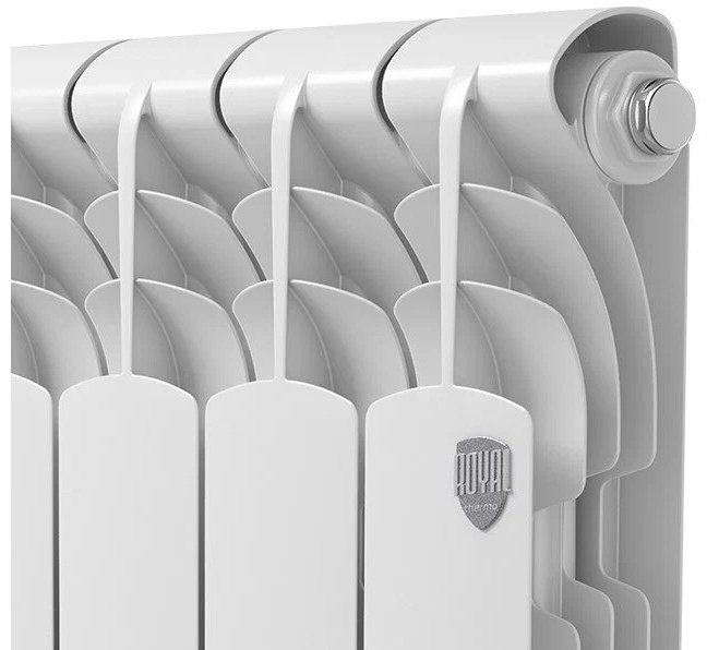 Радиатор Royal Thermo секционный Revolution Bimetall 500-6 алюминиевый, кол-во секций: 6