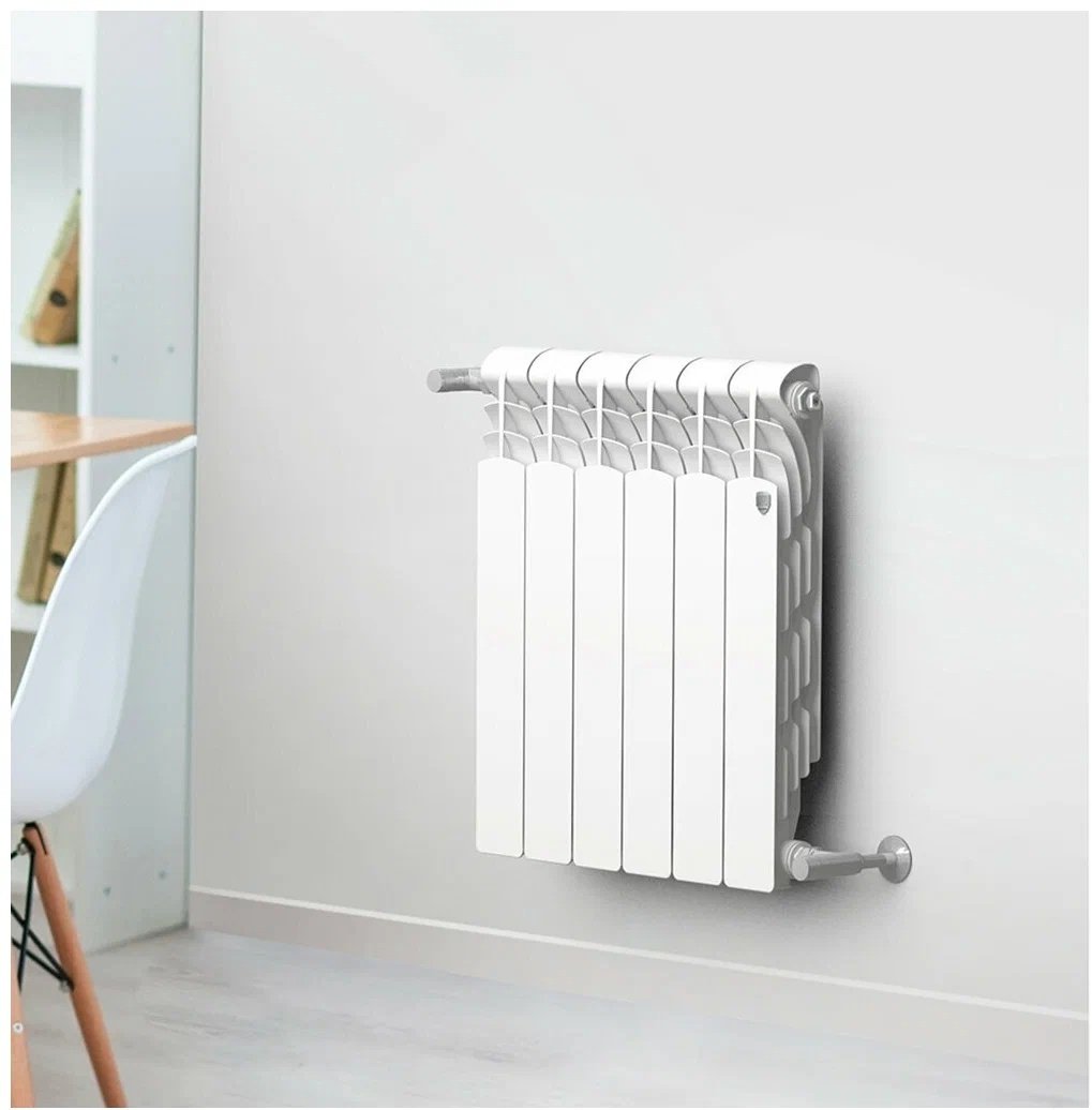 Радиатор Royal Thermo секционный Revolution Bimetall 500-6 алюминиевый, кол-во секций: 6