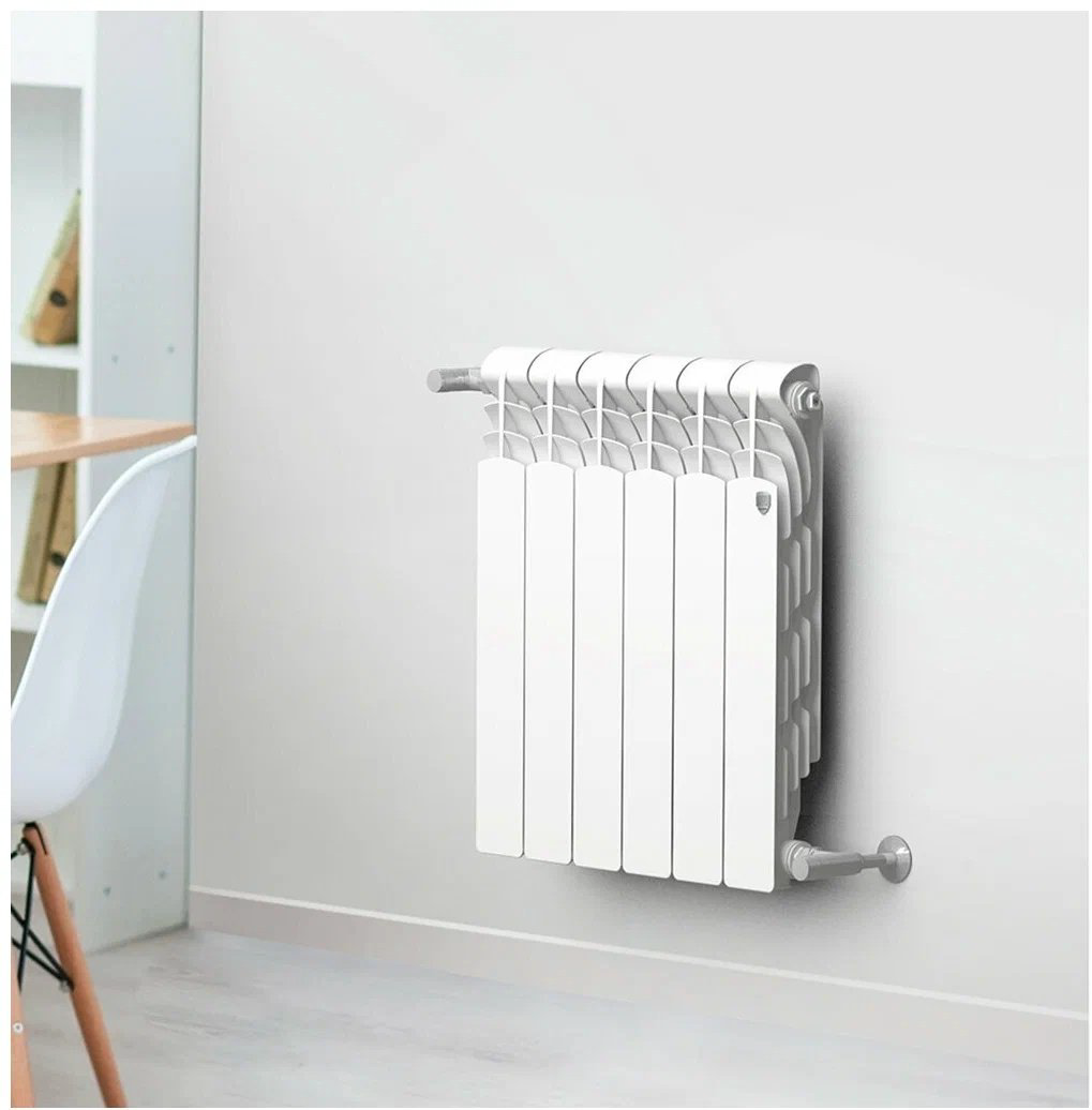 Радиатор Royal Thermo секционный Revolution Bimetall 500-6 алюминиевый, кол-во секций: 6 купить,67000