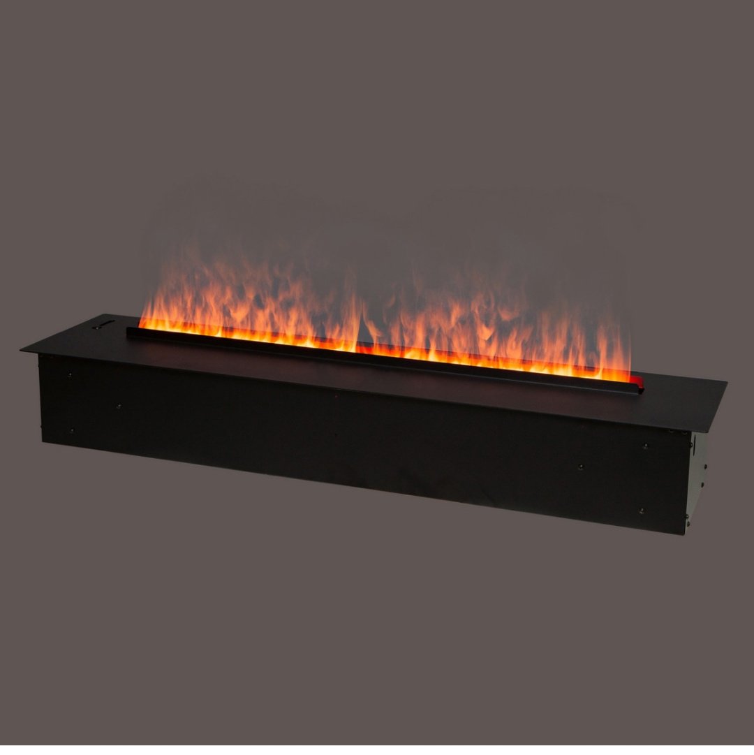 Электрокамин Real Flame 3D Cassette 1000 LED RGB 170х1075х240, без обогрева, черный