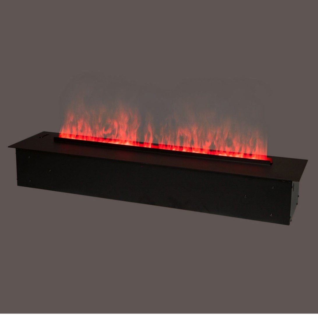 Электрокамин Real Flame 3D Cassette 1000 LED RGB 170х1075х240, без обогрева, черный