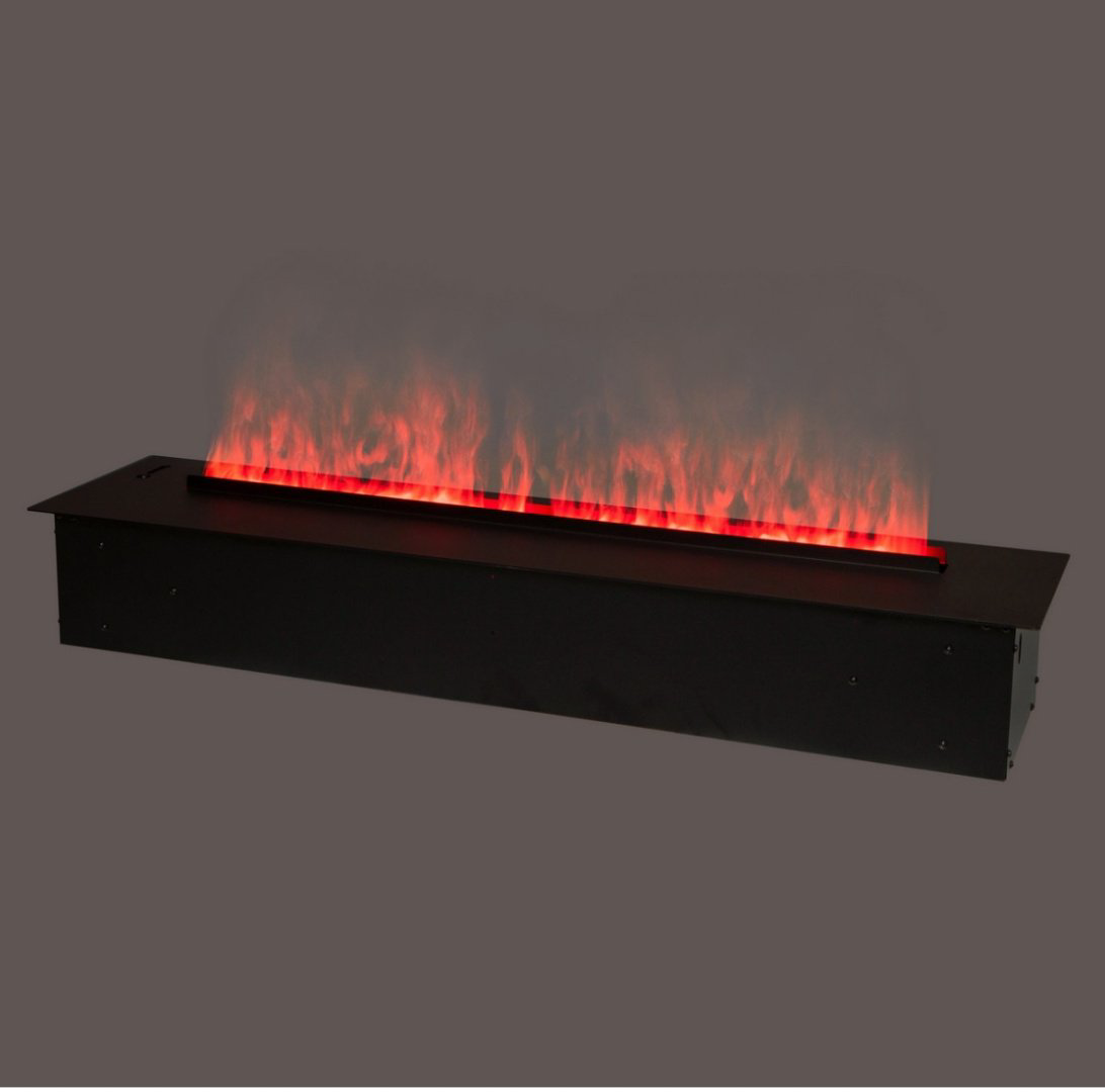Электрокамин Real Flame 3D Cassette 1000 LED RGB 170х1075х240, без обогрева, черный купить,NaN