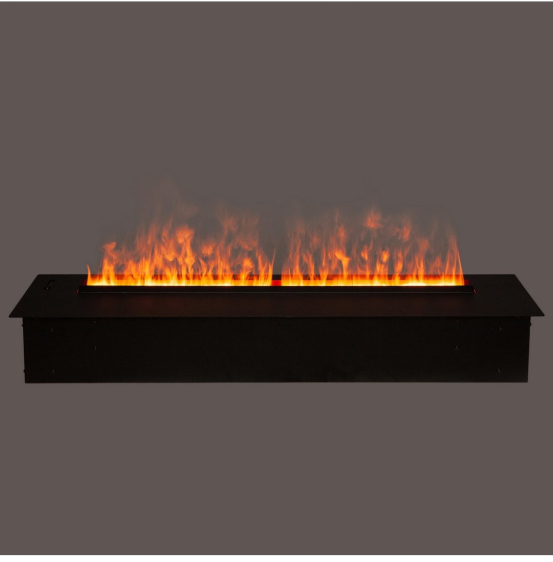 Электрокамин Real Flame 3D Cassette 1000 LED RGB 170х1075х240, без обогрева, черный